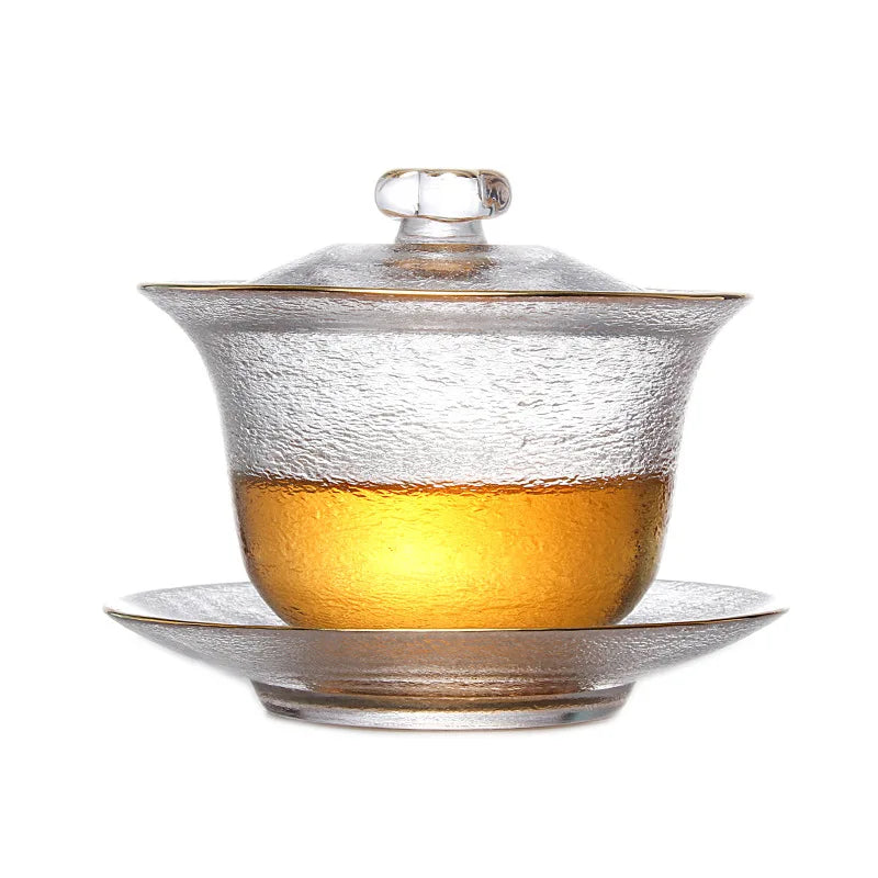 Harmony High Quality Tea Cup Bowl Kung Fu Chinese Traditions Handy Gaiwan Tea Lid Cups Glass Gaiwan