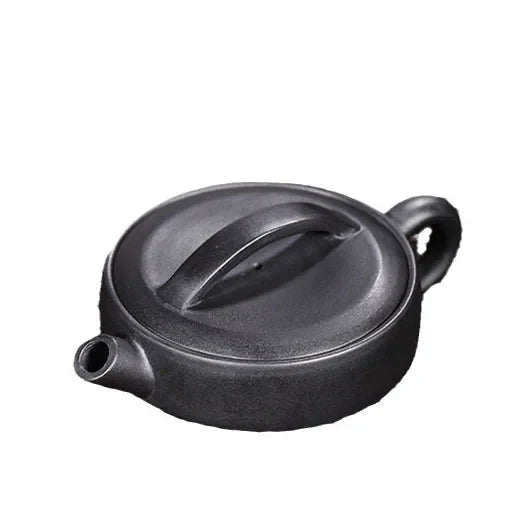 Hot selling kongfu tea set Yixing purpole clay teapot black color hand made hanwa cha hu