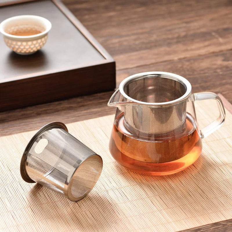 Harmony Hot Selling Factory Direct Sales 304 Stainless Steel Filter Tea Set Accessories Filter Etched Net Tea Infuser