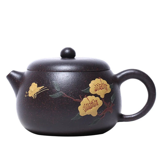 Famous Yixing purple clay teapot 220 ml handmade kongfu tea set Yingchun Zisha hu