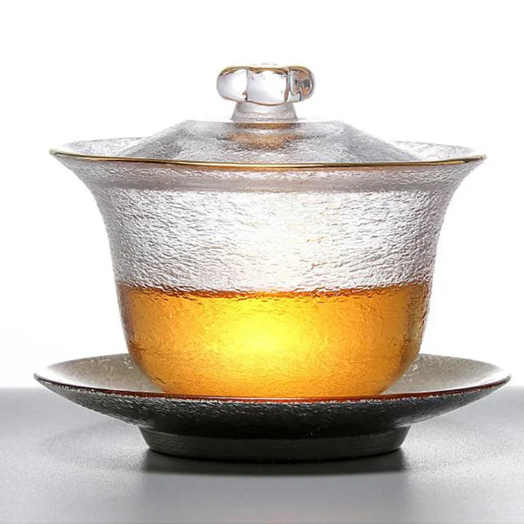 Harmony High Quality Tea Cup Bowl Kung Fu Chinese Traditions Handy Gaiwan Tea Lid Cups Glass Gaiwan