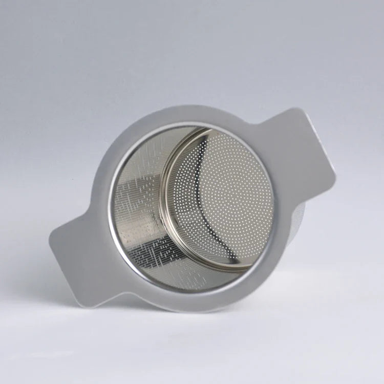 Harmony Double ear stainless steel tea strainer Double handle tea strainer Tea maker filter