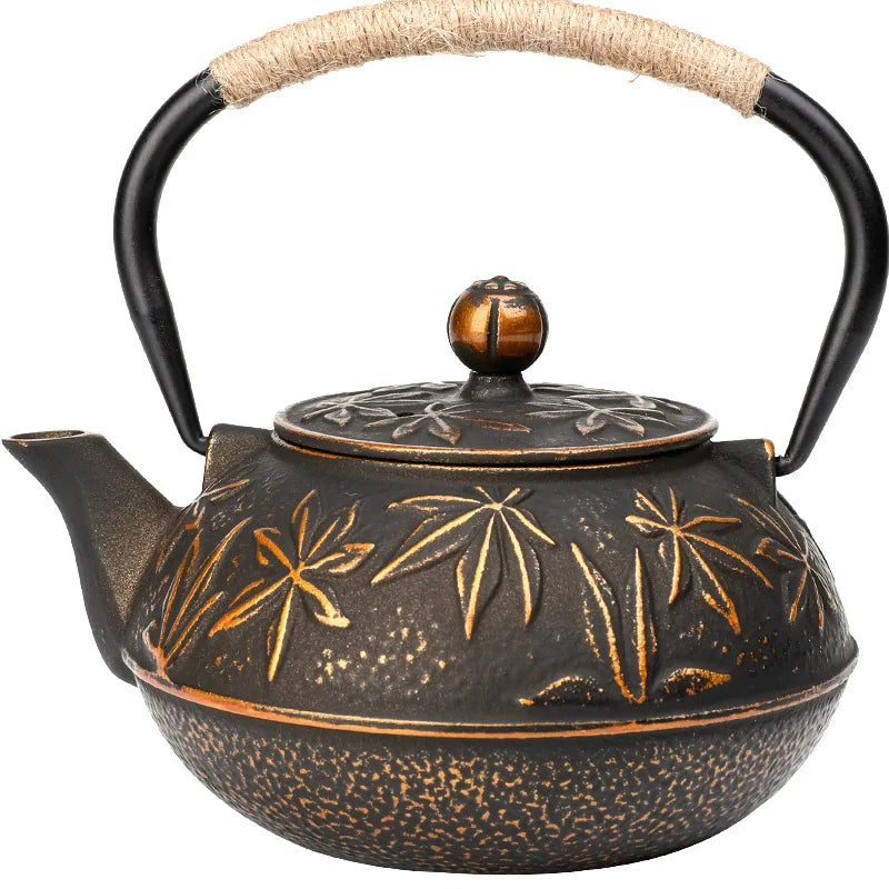 Harmony Hot Sale Chinese Antique Good Price Vintage Handmade New Style Cast Iron Metal Tea Pot