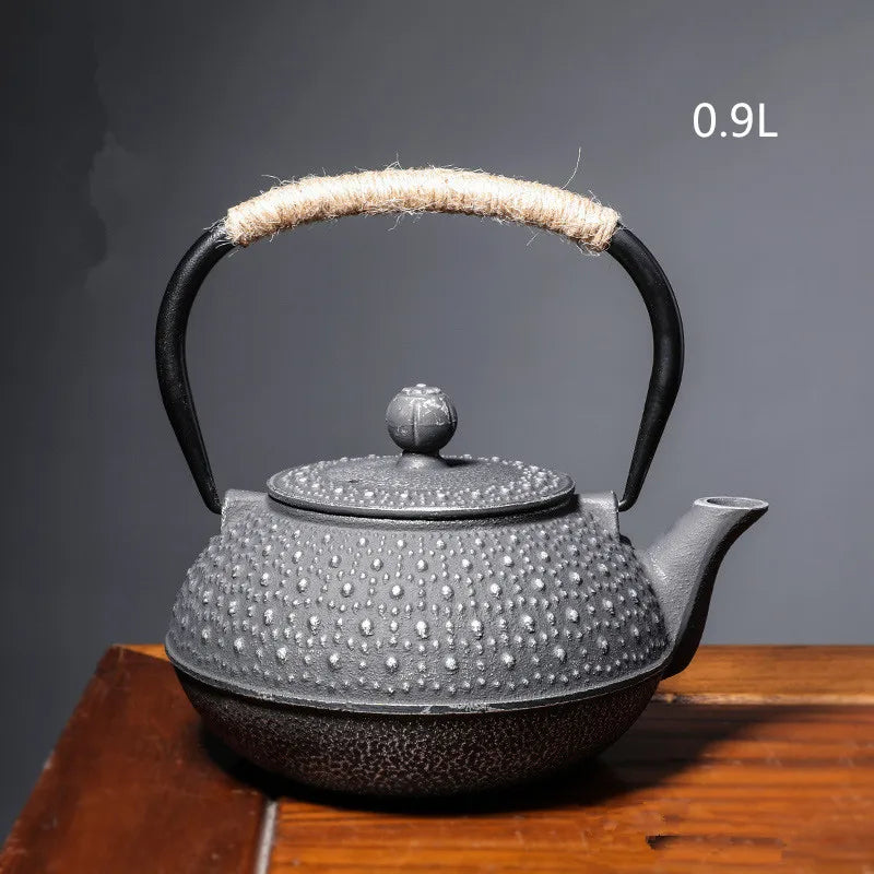 Harmony Hot Sale Chinese Antique Good Price Vintage Handmade New Style Cast Iron Metal Tea Pot