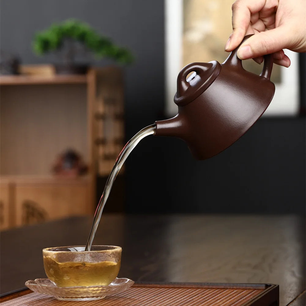 Wholesales Chinese traditional kongfu tea set Yixing purple clay tea pot yixing zisha hu shipiao