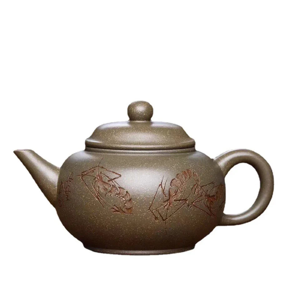 Top selling Chinese kongfu tea set Yixing purple clay tea pot Shuiping cha hu 250 ml