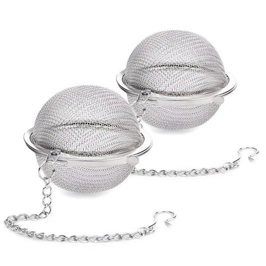 Harmony Wholesale Custom 304 Stainless Steel Sift Flower Tea Infusers Strainer Spice Sift Ball Stainless Steel Tea Ball Infuser