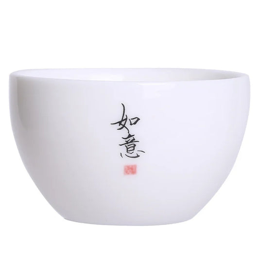 Harmony Kung Fu Custom Packaging Gift Set Style Ceramic Porcelain Vintage Traditional Chinese Tea Cup