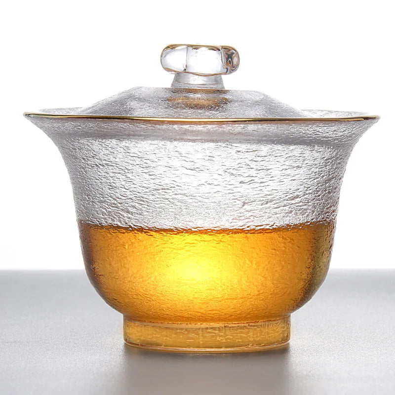 Harmony High Quality Tea Cup Bowl Kung Fu Chinese Traditions Handy Gaiwan Tea Lid Cups Glass Gaiwan