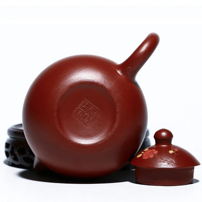 Yixing purple clay teapot handmade Yi Xing zisha 210 ml cha hu dragon egg OEM order