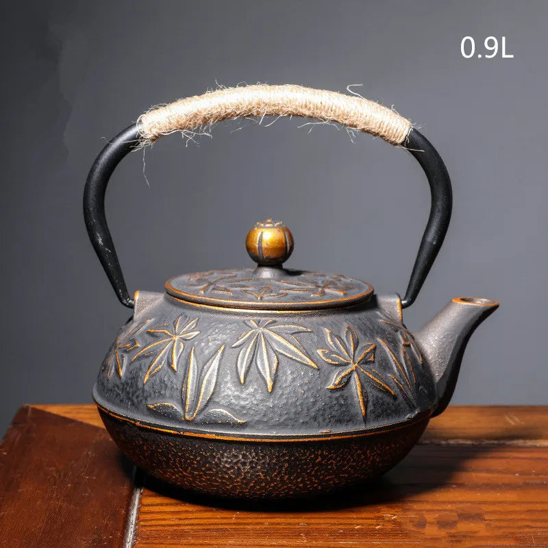 Harmony Hot Sale Chinese Antique Good Price Vintage Handmade New Style Cast Iron Metal Tea Pot