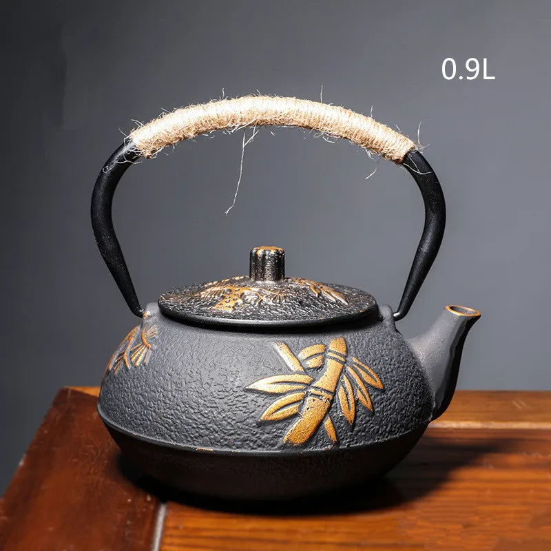 Harmony Hot Sale Chinese Antique Good Price Vintage Handmade New Style Cast Iron Metal Tea Pot