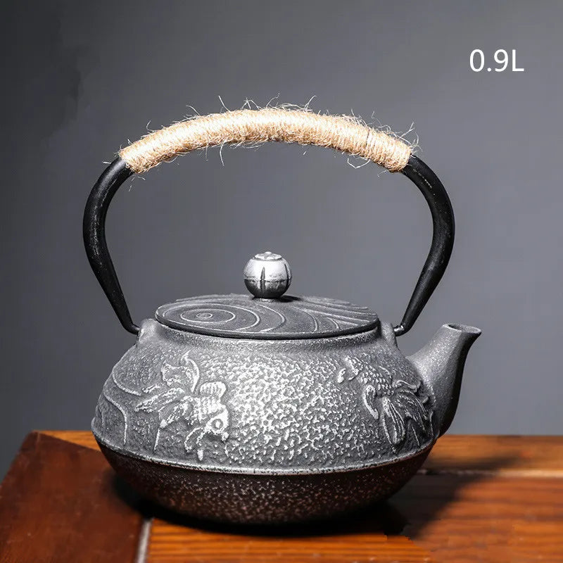 Harmony Hot Sale Chinese Antique Good Price Vintage Handmade New Style Cast Iron Metal Tea Pot