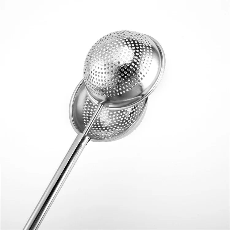 Harmony Factory Wholesale Style Accessories Reusable New 304 Long Handle Stainless Steel Tea Ball Infuser