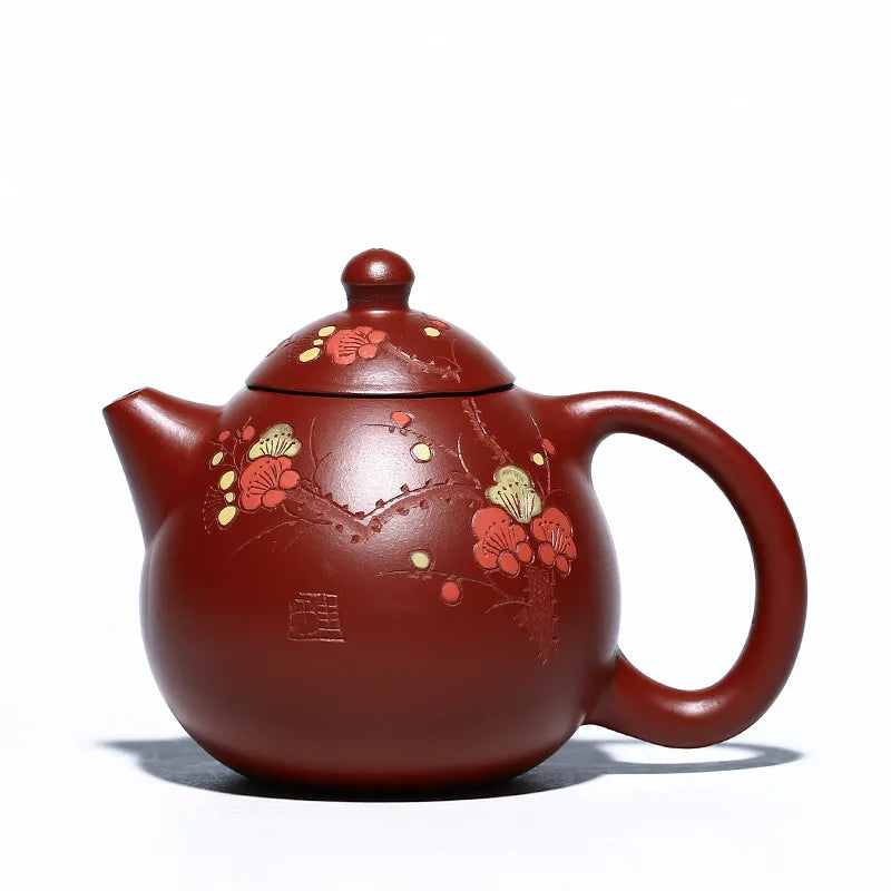 Yixing purple clay teapot handmade Yi Xing zisha 210 ml cha hu dragon egg OEM order