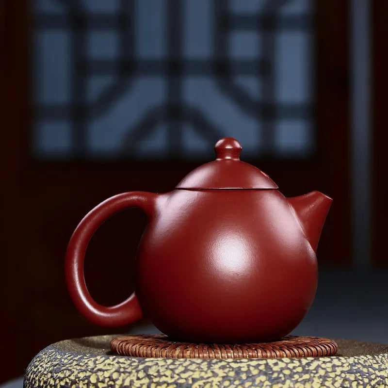 Yixing purple clay teapot handmade Yi Xing zisha 210 ml cha hu dragon egg OEM order