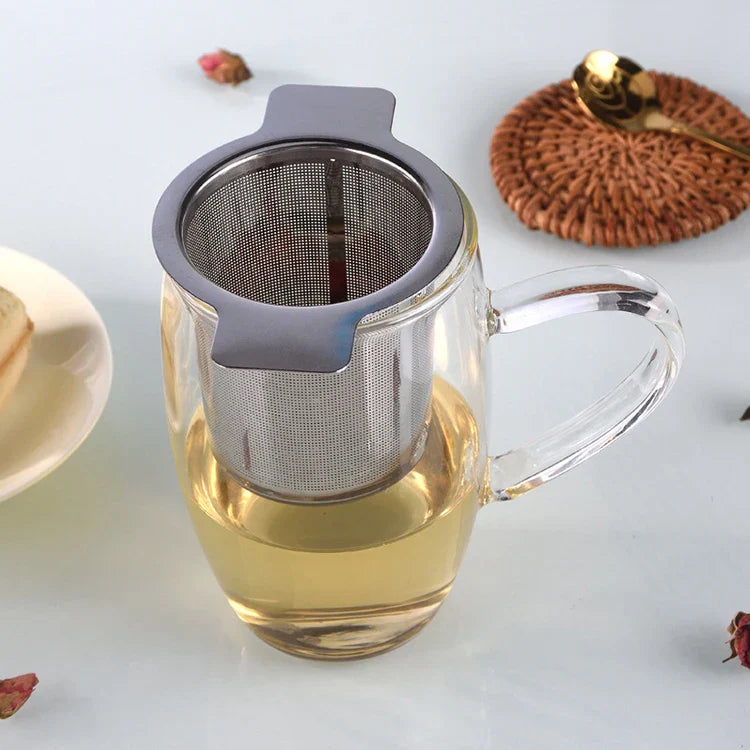 Harmony Double ear stainless steel tea strainer Double handle tea strainer Tea maker filter