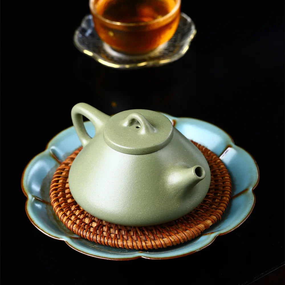 Factory supply Chinese famous kongfu tea set Yixing purple clay teapot 200 ml ziye shipiao cha hu