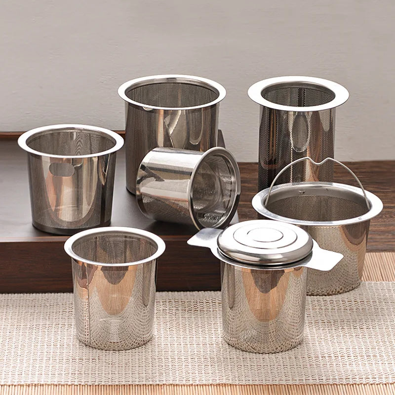 Harmony Hot Selling Factory Direct Sales 304 Stainless Steel Filter Tea Set Accessories Filter Etched Net Tea Infuser